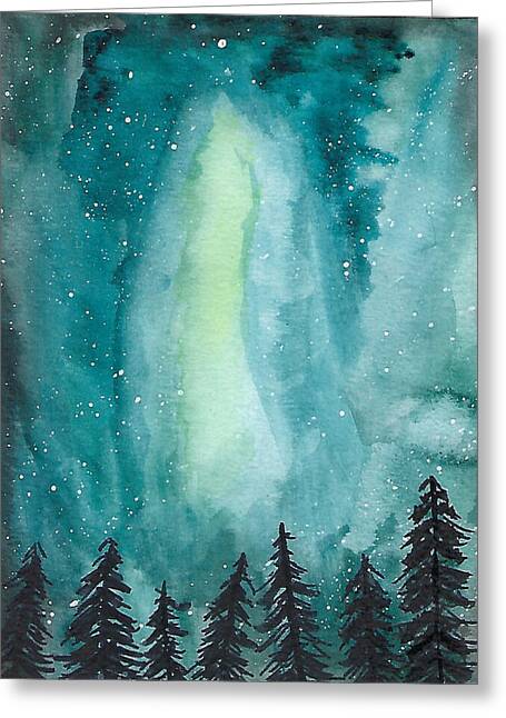 Northern Lights - Greeting Card
