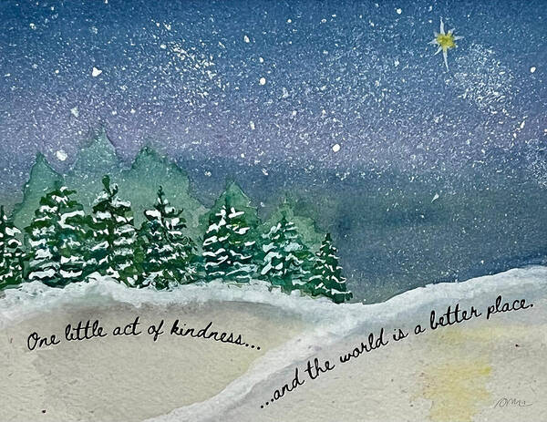 One Little Act of Kindness - Art Print