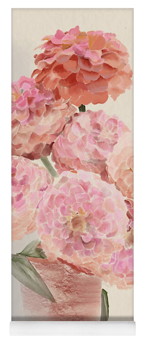 Pink Dahlias - Yoga Mat