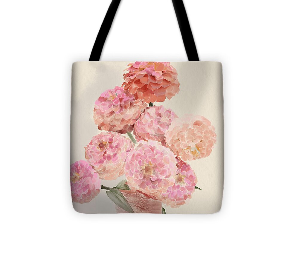 Pink Dahlias - Tote Bag