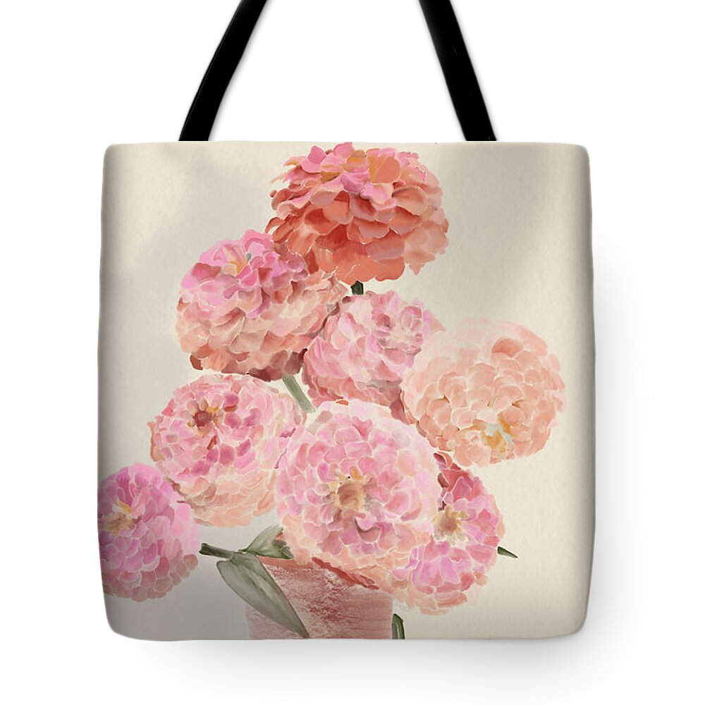 Pink Dahlias - Tote Bag