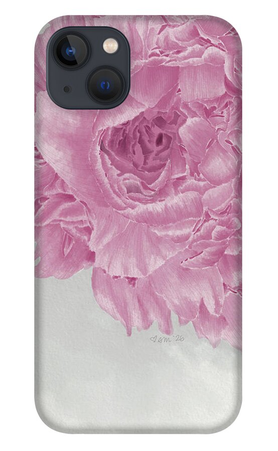 Pink Peony Close-Up - Phone Case