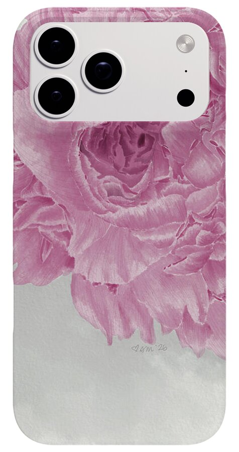 Pink Peony Close-Up - Phone Case