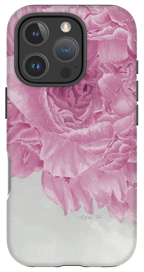 Pink Peony Close-Up - Phone Case