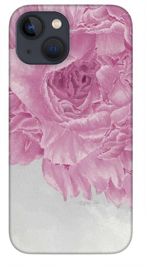Pink Peony Close-Up - Phone Case