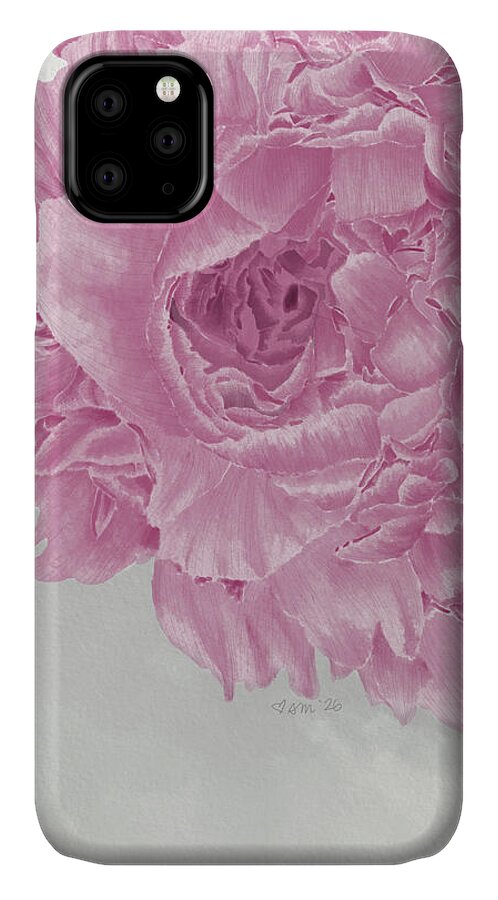 Pink Peony Close-Up - Phone Case
