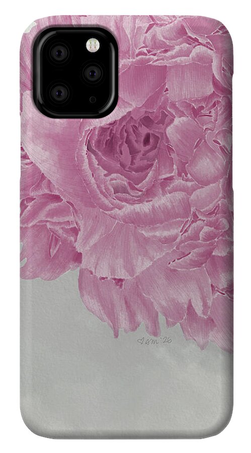 Pink Peony Close-Up - Phone Case