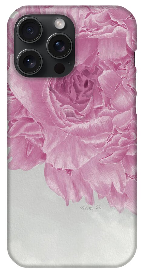 Pink Peony Close-Up - Phone Case