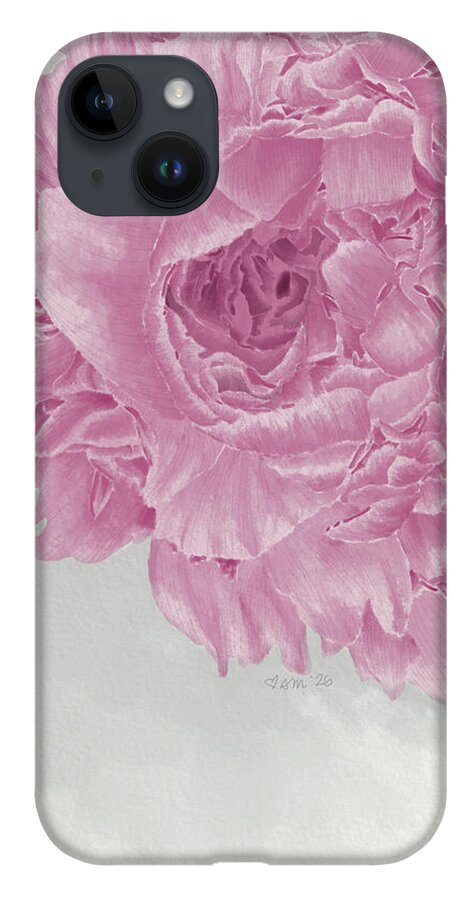 Pink Peony Close-Up - Phone Case