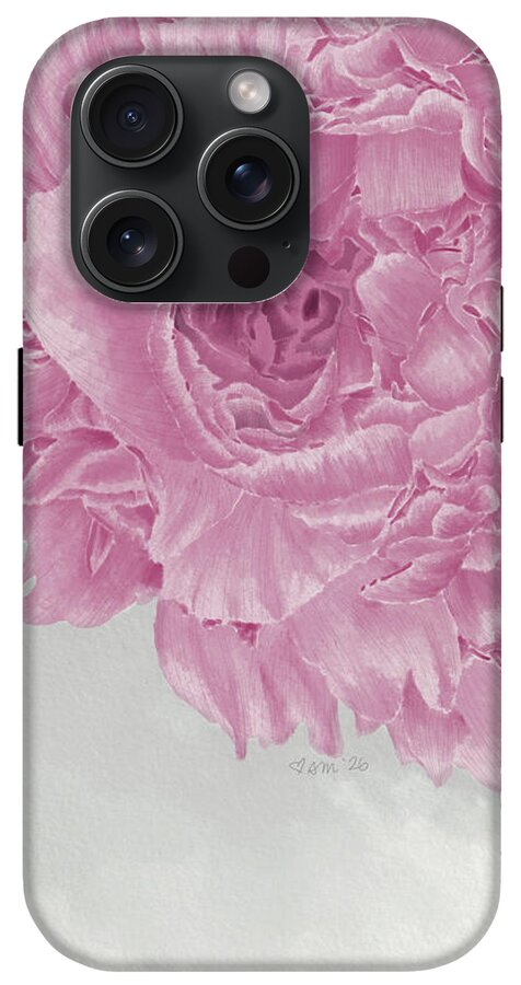 Pink Peony Close-Up - Phone Case