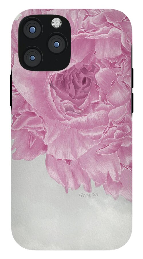 Pink Peony Close-Up - Phone Case