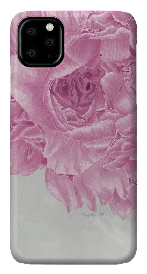Pink Peony Close-Up - Phone Case