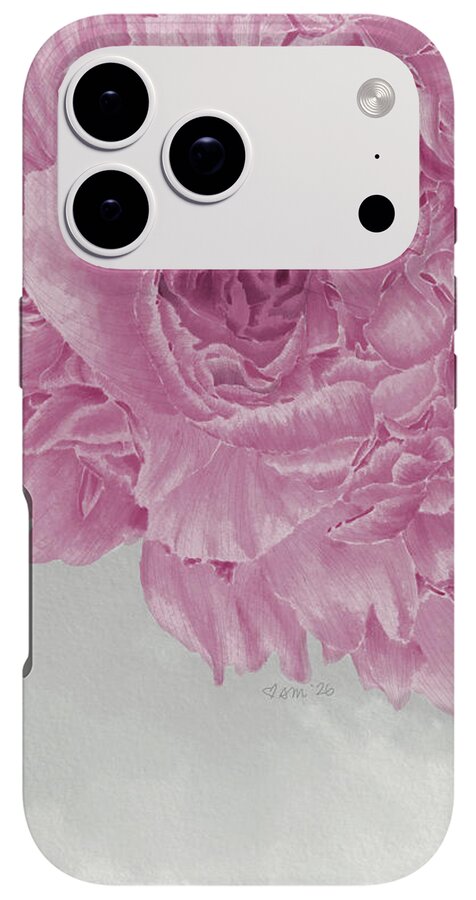 Pink Peony Close-Up - Phone Case