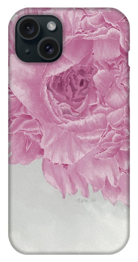 Pink Peony Close-Up - Phone Case