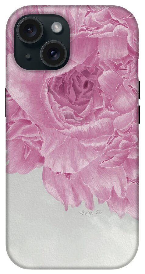 Pink Peony Close-Up - Phone Case