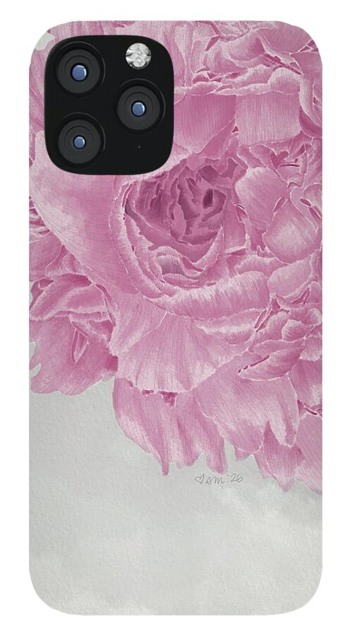 Pink Peony Close-Up - Phone Case