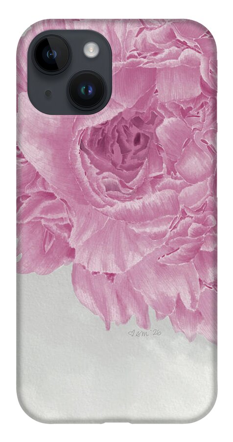 Pink Peony Close-Up - Phone Case
