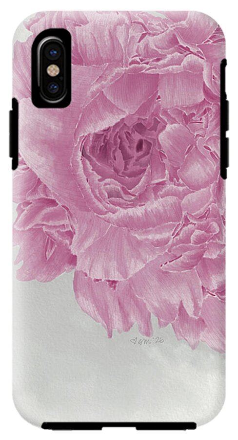 Pink Peony Close-Up - Phone Case