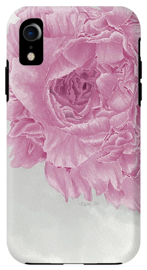 Pink Peony Close-Up - Phone Case