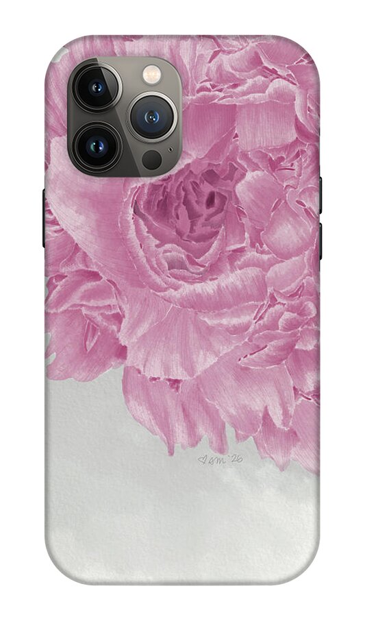 Pink Peony Close-Up - Phone Case