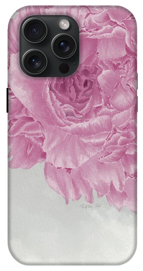 Pink Peony Close-Up - Phone Case
