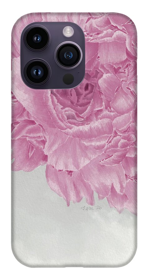 Pink Peony Close-Up - Phone Case