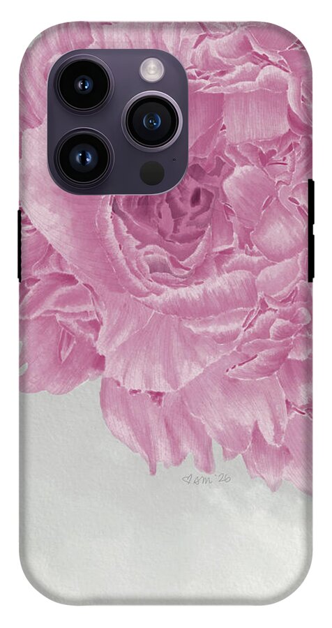 Pink Peony Close-Up - Phone Case
