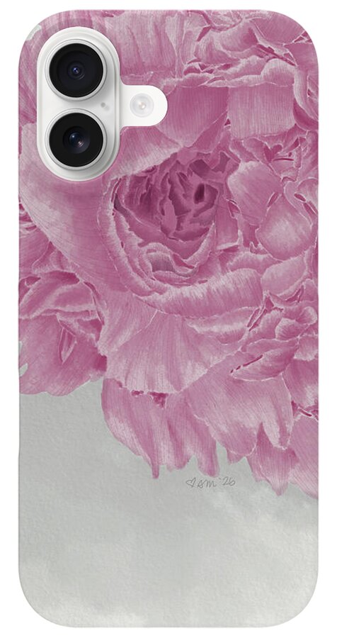 Pink Peony Close-Up - Phone Case