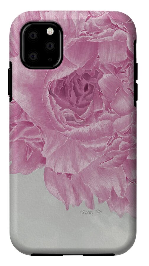 Pink Peony Close-Up - Phone Case