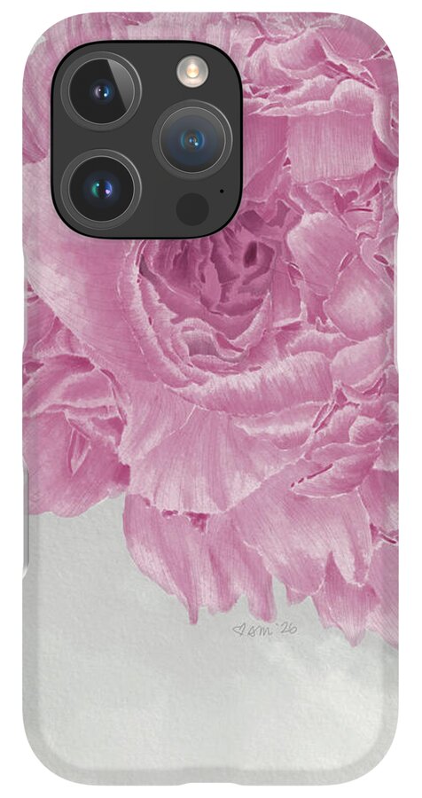 Pink Peony Close-Up - Phone Case