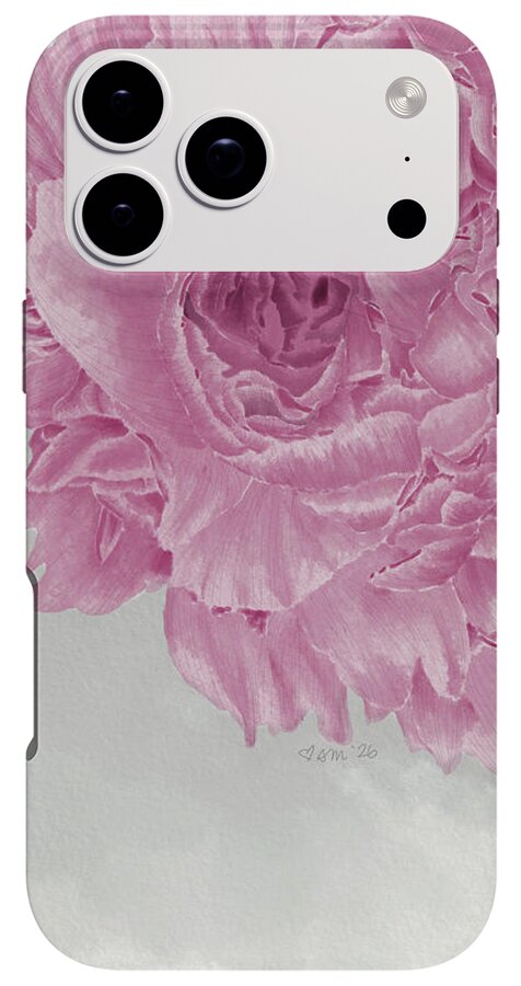 Pink Peony Close-Up - Phone Case