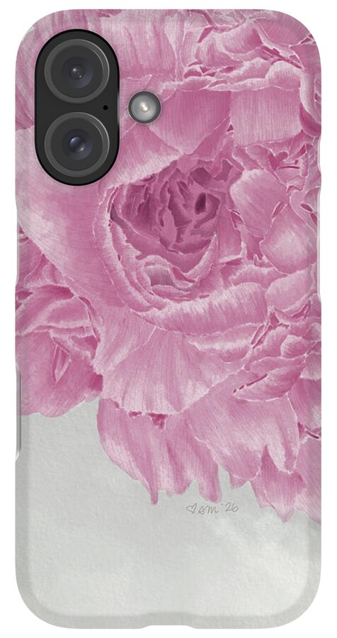 Pink Peony Close-Up - Phone Case