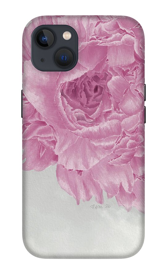 Pink Peony Close-Up - Phone Case