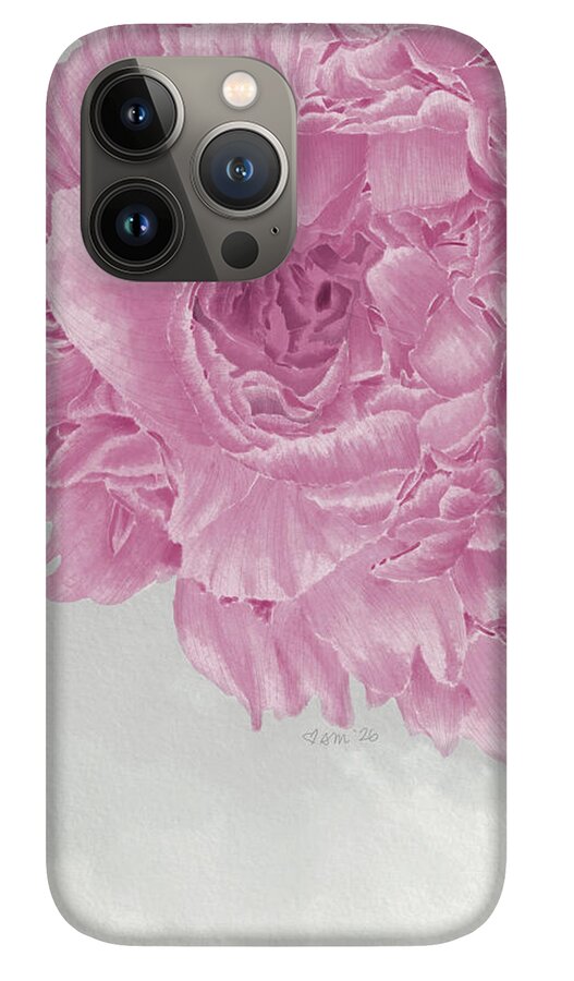 Pink Peony Close-Up - Phone Case