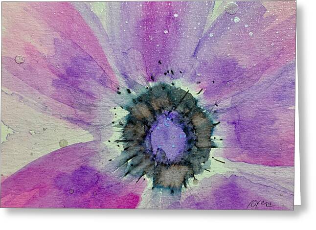 Purple Flower - Greeting Card