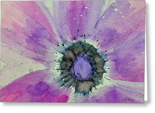 Purple Flower - Greeting Card
