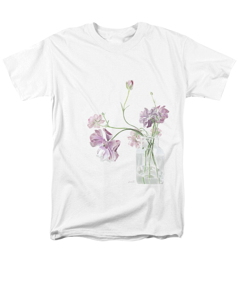 Purple Sweet Peas - Men's T-Shirt  (Regular Fit)