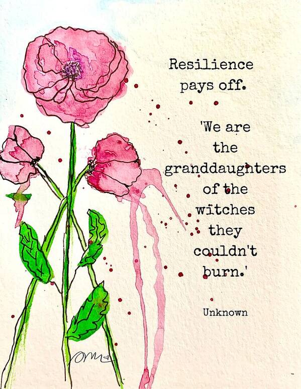Resilience Pays Off - Art Print