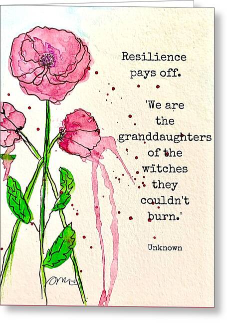 Resilience Pays Off - Greeting Card