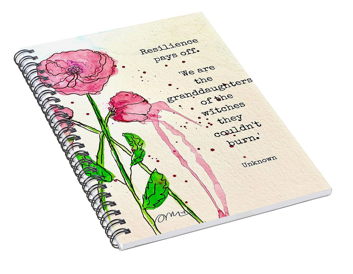 Resilience Pays Off - Spiral Notebook