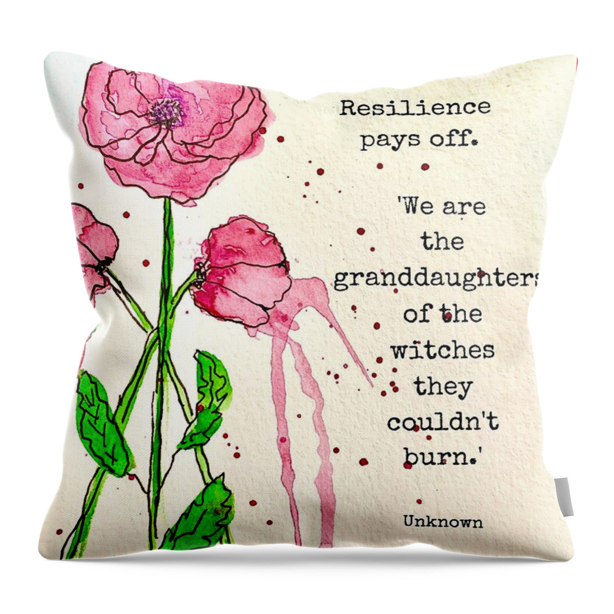 Resilience Pays Off - Throw Pillow