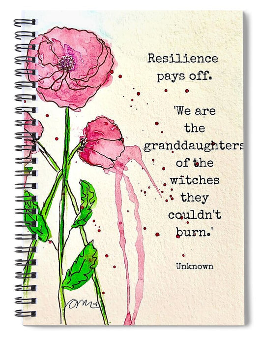 Resilience Pays Off - Spiral Notebook