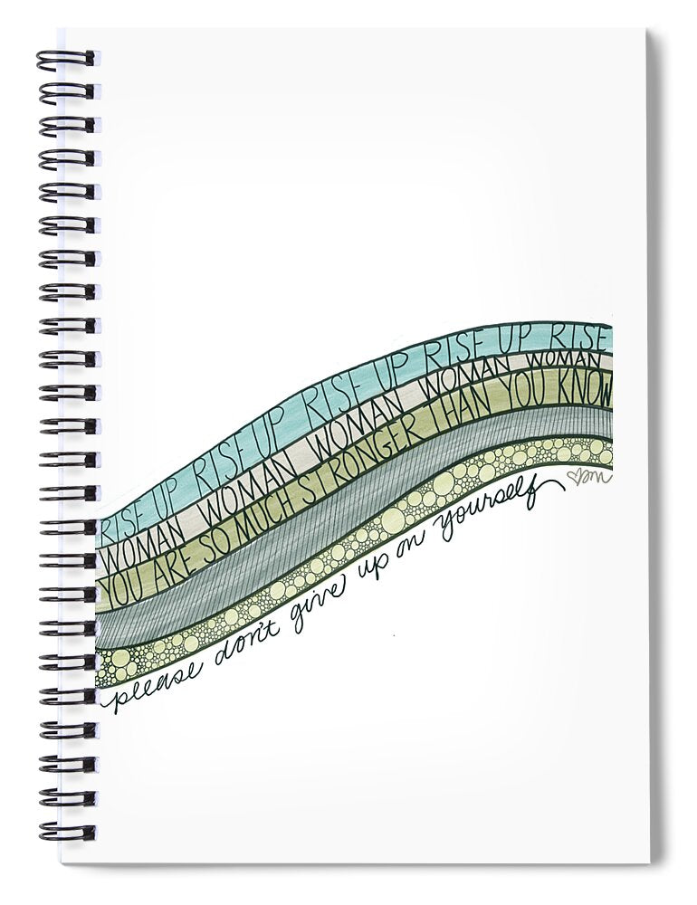 Rise Up Woman - Spiral Notebook