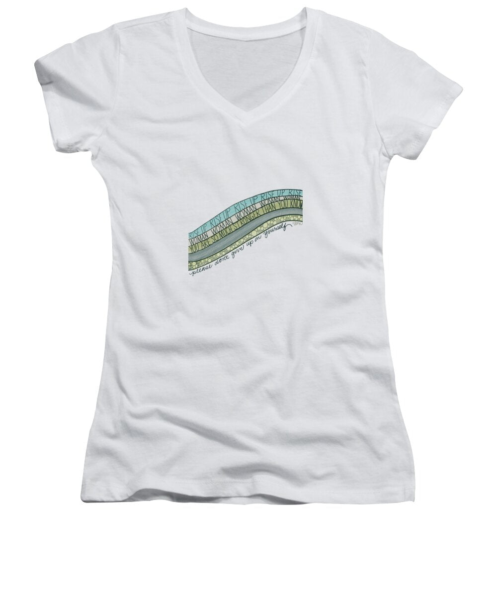 Rise Up Woman - Women's V-Neck
