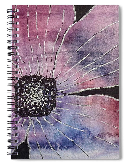Vibrant Floral Bloom - Spiral Notebook