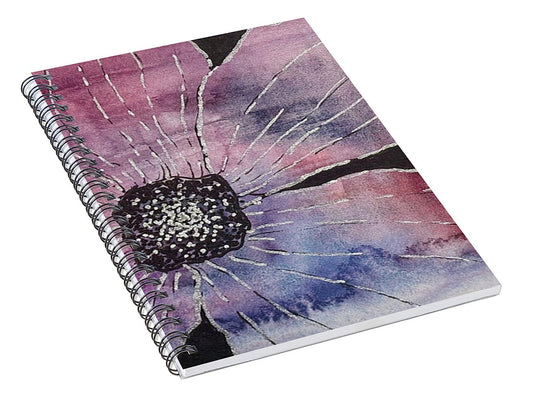 Vibrant Floral Bloom - Spiral Notebook