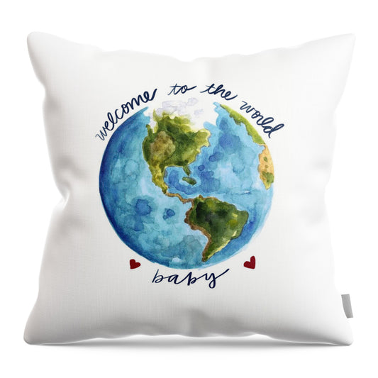Welcome to the World Baby - Throw Pillow